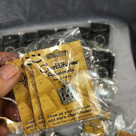 Lot 145 Internet Chat Lingo Chatitudes Genuine Crystal Charms Necklaces - Picture 11 of 16